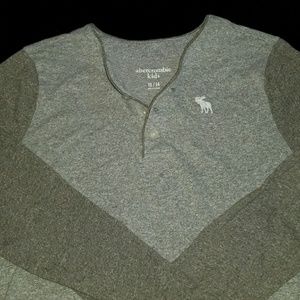 Abercrombie baseball henley NWOT